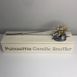 Department 56 Vintage Poinsettia Candle Snuffer